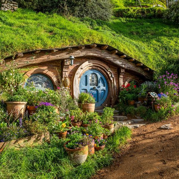 Hobbiton Movie Set in the Waikato region, New Zealand
